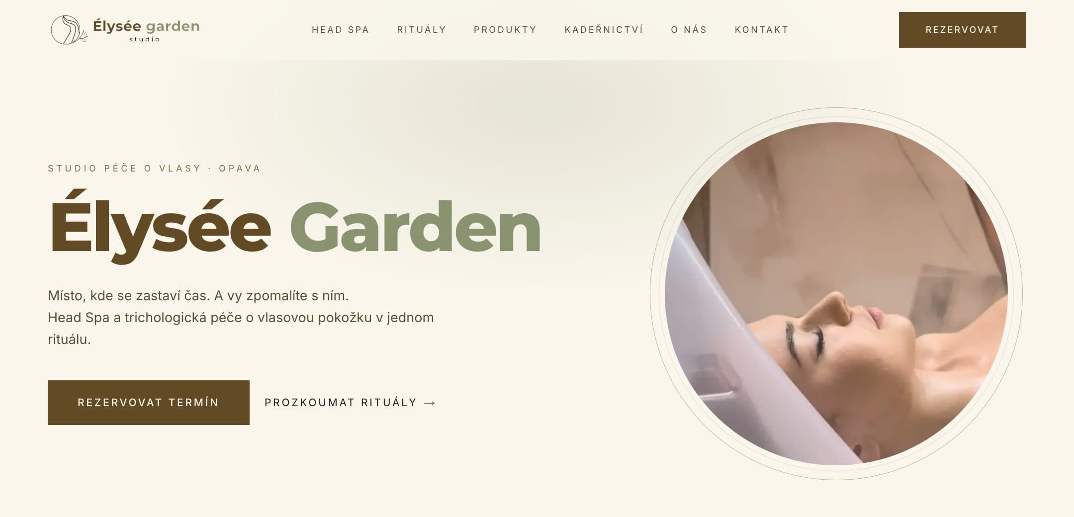 Nový web Élysée Garden